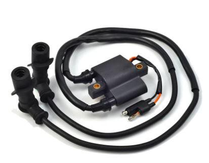 IGNITION COIL SPARK PLUG & CAP TWIN OUTPUT 2004-2006 POLARIS SPORTSMAN 600 700 4010898 thumbnail 2