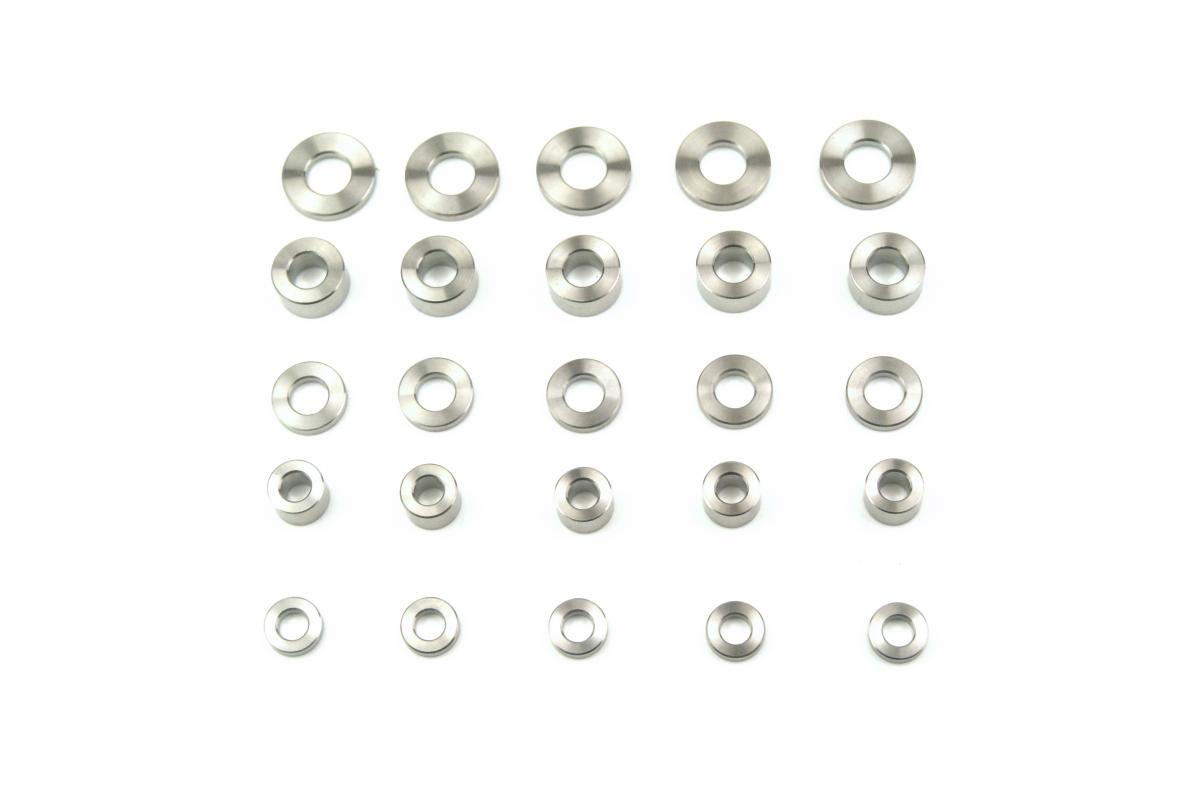 TITANIUM SPACER KIT 25PCS, TITANIUM GRADE 5 / PACK OF 25 thumbnail 2