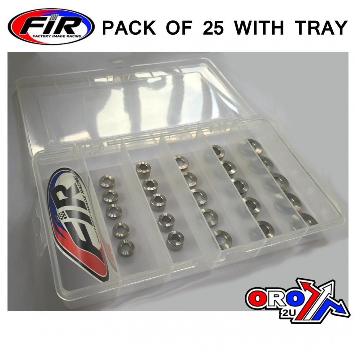 TITANIUM SPACER KIT 25PCS, TITANIUM GRADE 5 / PACK OF 25 thumbnail 3