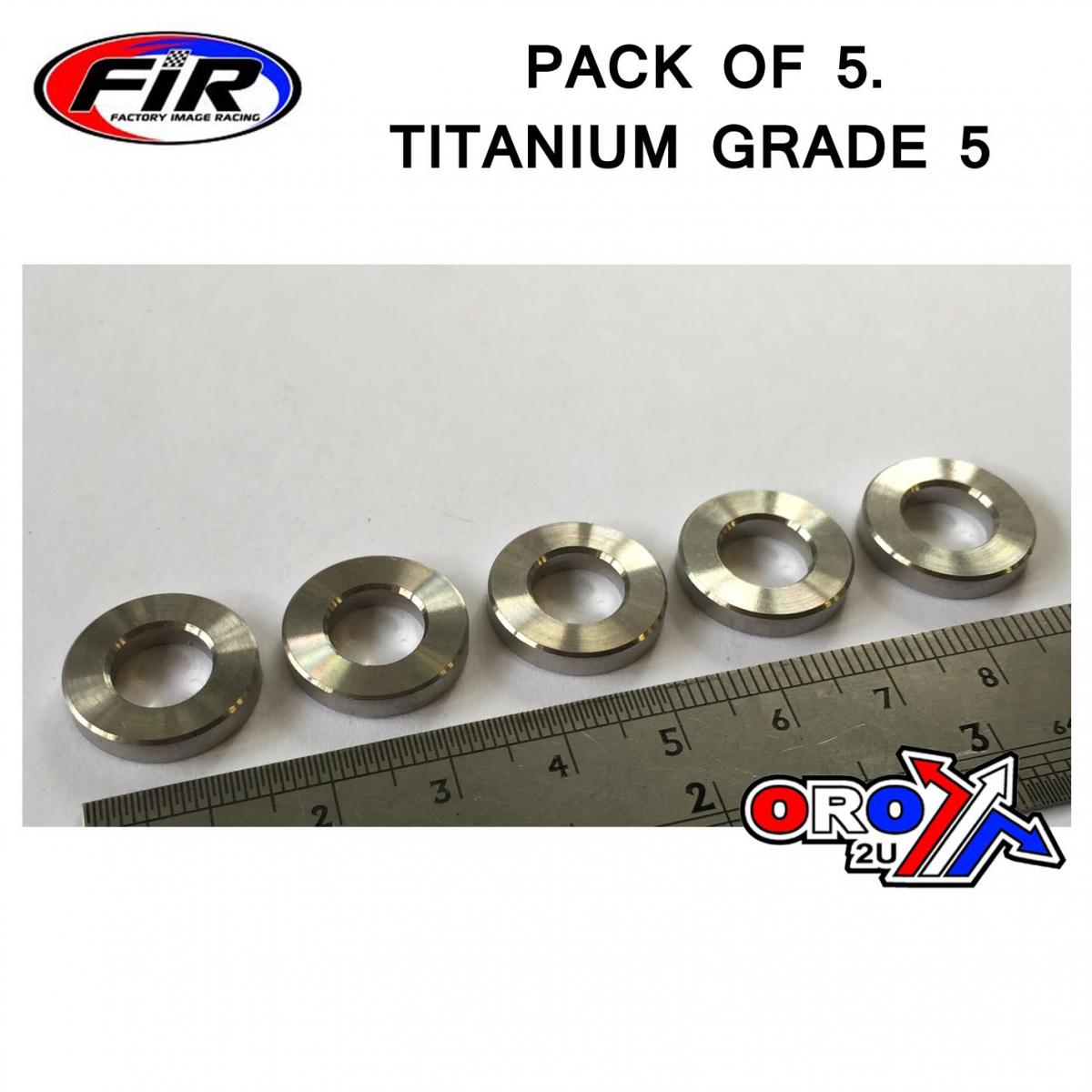 TITANIUM SPACER 8.50X3.00mm, TITANIUM GRADE 5 / PACK OF 5 image 1