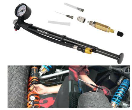 Fork Shock Absorber Air Suspension Pump Kit, 300psi ATV UTV with Nitrogen Needle thumbnail 2