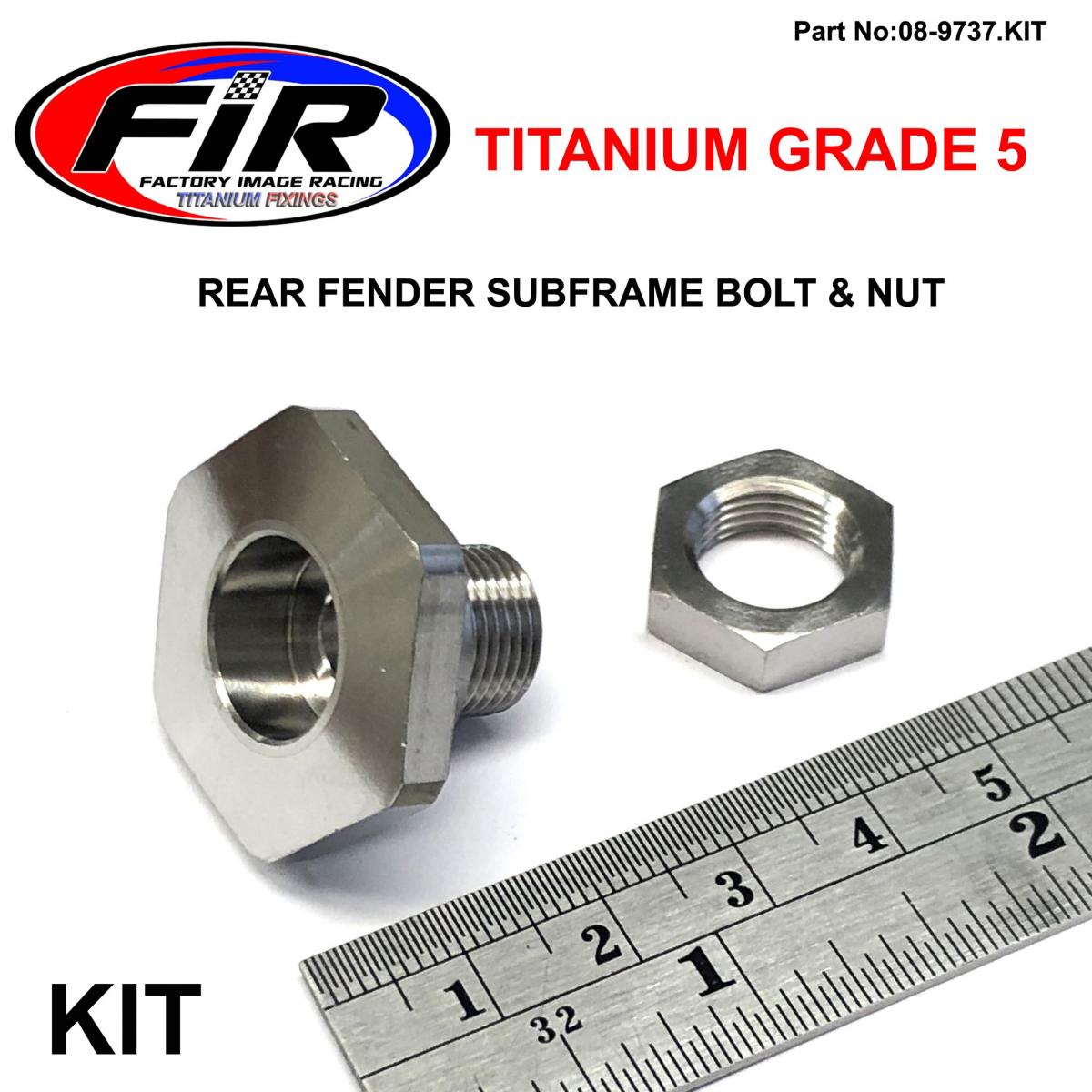 GR5 KTM SUBFRAME FENDER BOLT, TITANIUM KTM SEAT BOLT KIT, 54807048000 & 50314057050 image 1