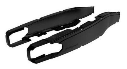 POLISPORT SWING ARM PROTECTOR, RIEJU MR 250/300 2021-2022 8986000003, BLACK image 1
