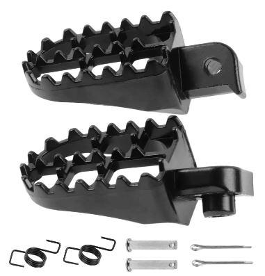 FOOT PEG KIT UNIVERSAL 8mm BMW HONDA KTM KAWASAKI YAMAHA thumbnail 2