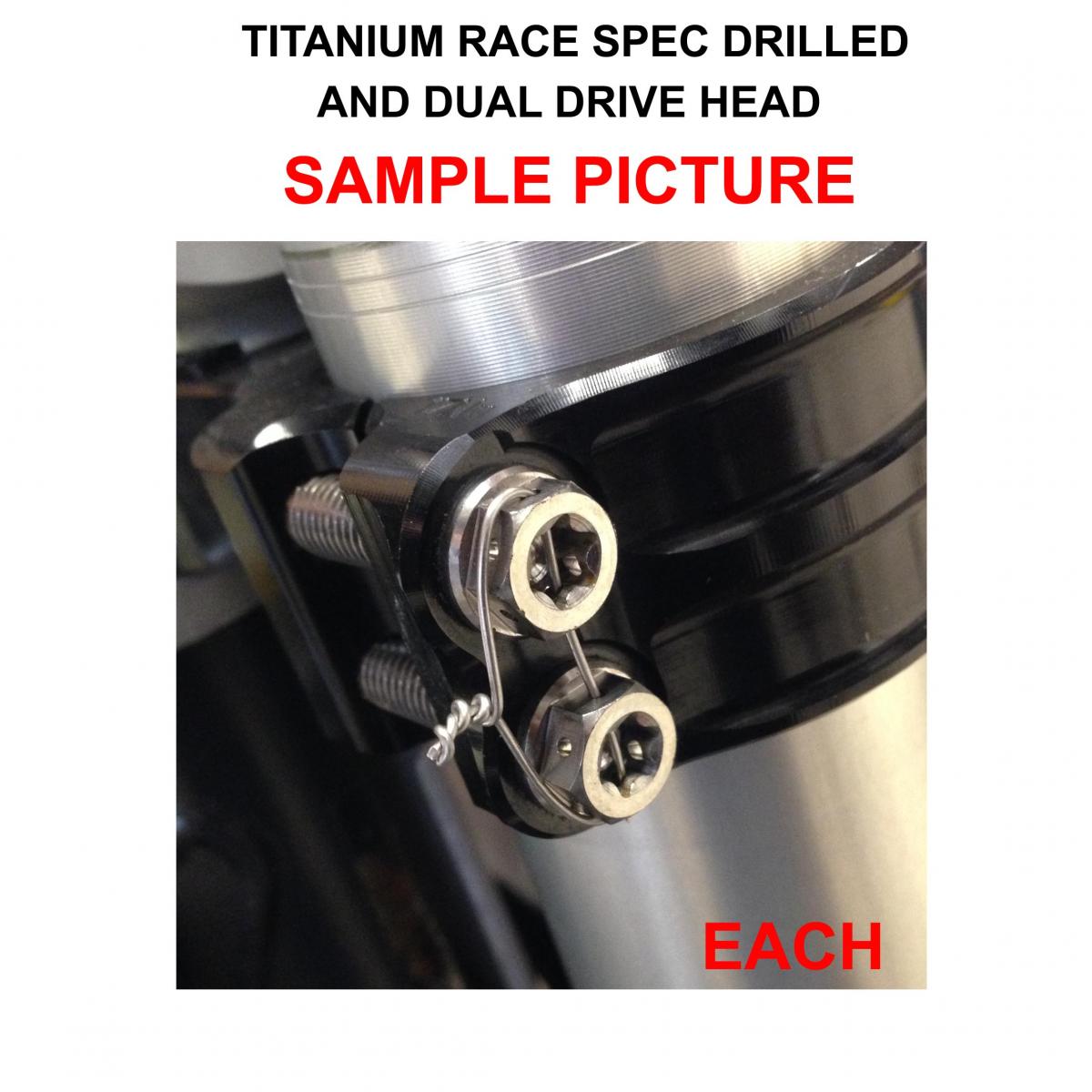TITANIUM BOLT M8x40mmEACH, GRADE 5 / RACE SPEC DUALDRIVE, / KTM RE: 25080406 thumbnail 4