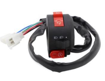 High Low Lighting + Start Stop Kill Switch LH Controls Polaris Can-Am Yamaha Suzuki Honda Kawasaki thumbnail 2