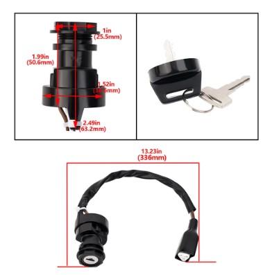 IGNITION SWITCH KIT 02-21 KAWASAKI KVF/KVX 650-750, OEM SPEC REPLACEMENT thumbnail 4