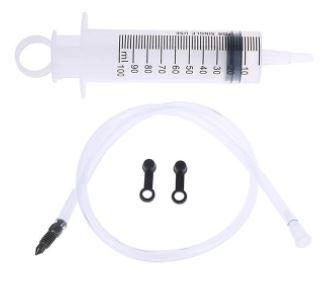 HYDRAULIC BRAKE CALIPER BLEEDER KIT 100ML SYRINGE & 40CM HOSE image 1