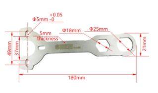 WRENCH TOOL REAR SHOCK ABSORBER thumbnail 4