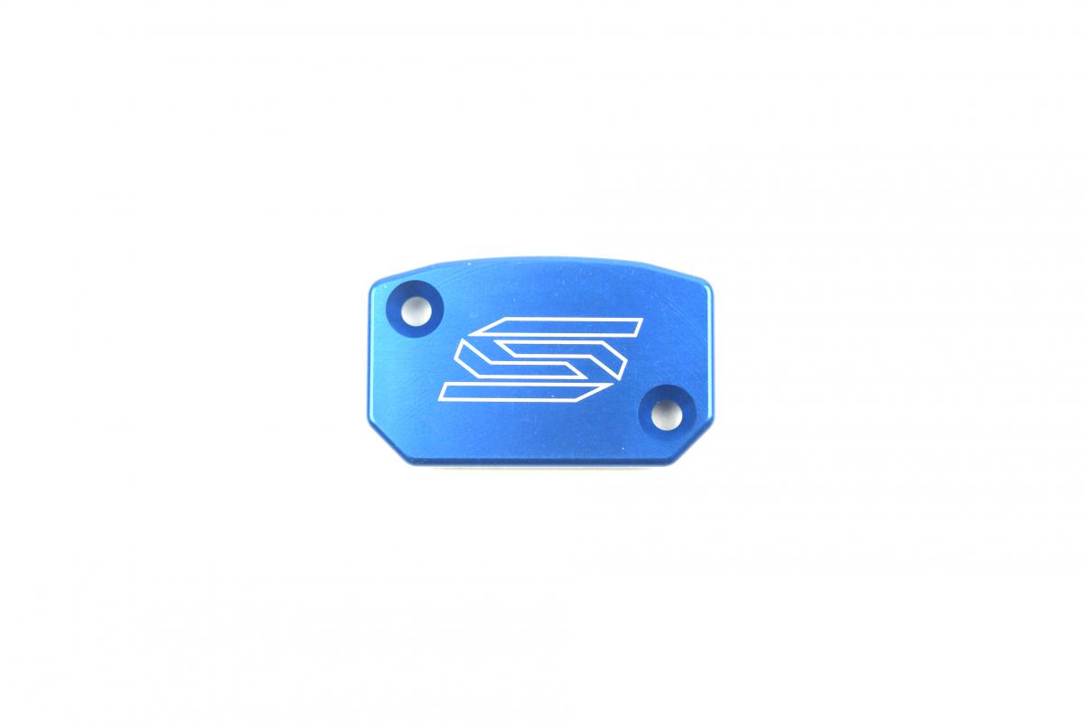 FRONT BRAKE RESERVOIR COVER BLUE 04-26 KTM HUSABERG HUSQVARNA SHERCO SX XC EXC BREMBO SCAR 5801B thumbnail 2