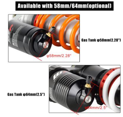 64mm WP REAR SUSPENSION GAS VALVE 2016-2020 KTM HUSQVARNA thumbnail 3