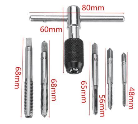 TAP WRENCH & TAP KIT 3-8mm thumbnail 3