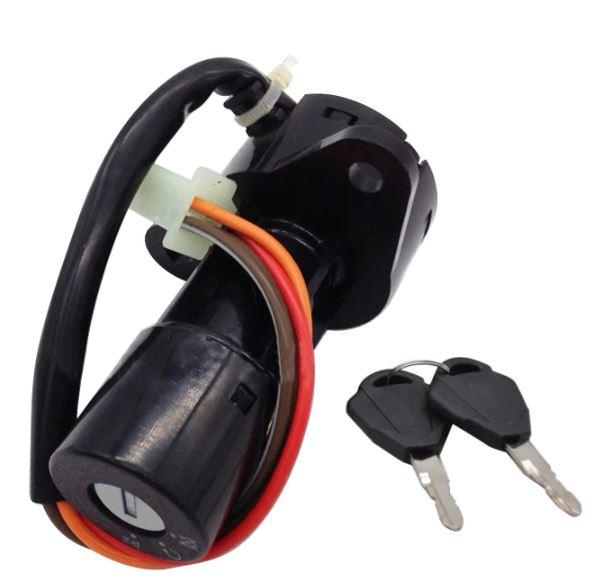 Ignition Switch 4 Wire Lock With 2 Keys, Suzuki GS125 thumbnail 2