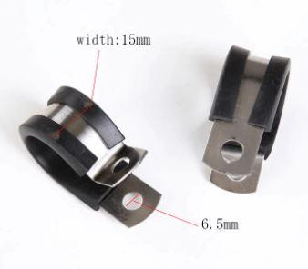 CUSHION TUBE CLAMP KIT 52PCS 6-19MM HOSE BRAKE & CLUTCH P-CLIPS thumbnail 3