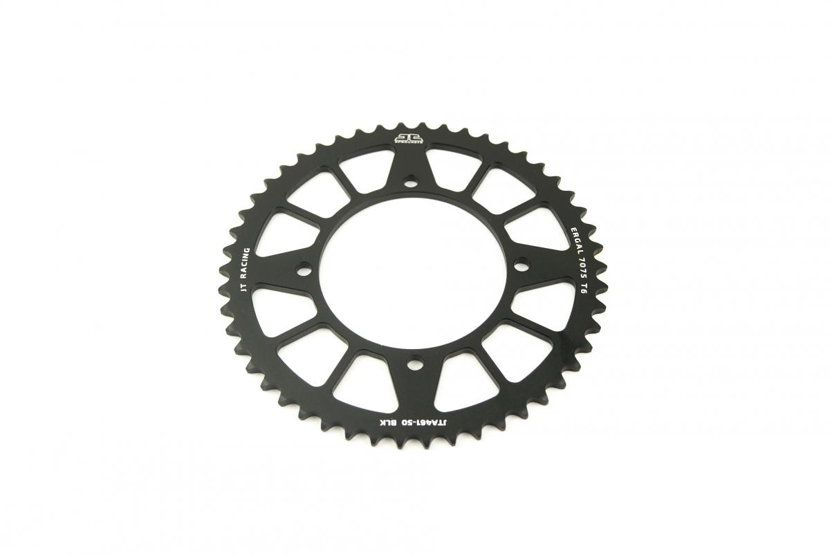 REAR SPROCKET ALLOY BLACK 4-HOLE, JTA461.50 7075-T6 Aluminium thumbnail 2