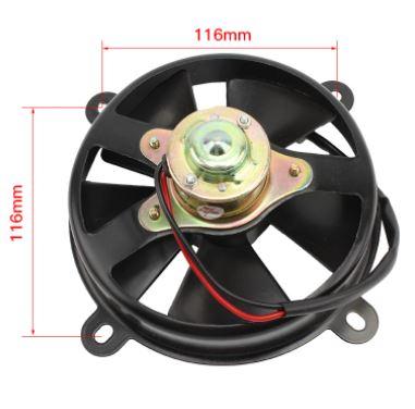 COOLING FAN 12V OD 150mm, RADIATOR UNIVERSAL FAN thumbnail 2