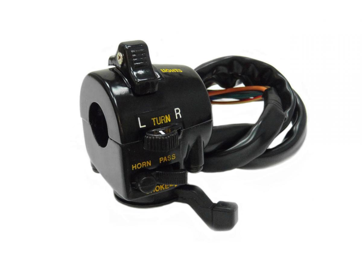 HANDLEBAR SWITCH - LEFT, 46091-047 KAWASAKI 1973 H1-D 1974 H1-E 1975 H1-F 1975 H2-C (MACH IV) 1976 KH250-A5 1976 KH400-A3 19, MC-01A05 thumbnail 2