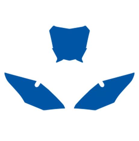 GASGAS MC 2021-2023 PRE CUT, BLACKBIRD 3910/70 BLUE, NUMBER BOARD BACKGROUNDS image 1