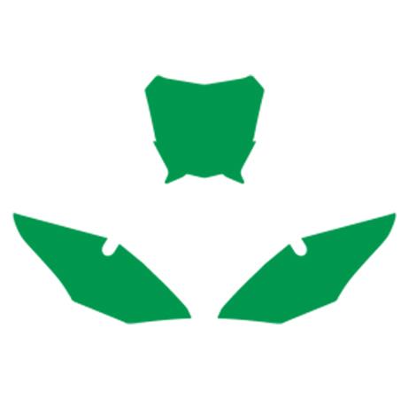 GASGAS MC 2021-2023 PRE CUT, BLACKBIRD 3910/30 GREEN, NUMBER BOARD BACKGROUNDS