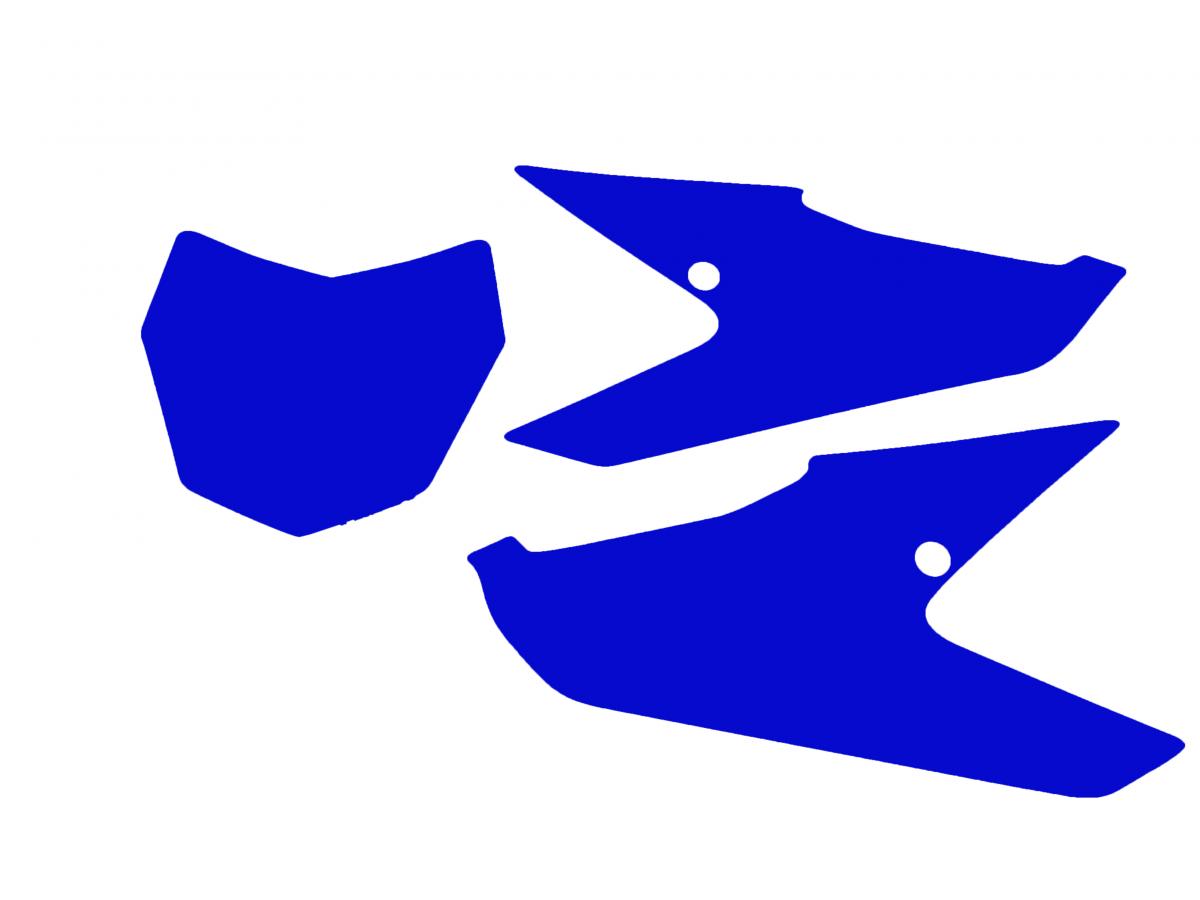 FANTIC XX 2021-2024 PRE CUTS, BLACKBIRD 3F00/70 BLUE, NUMBER BOARD BACKGROUNDS image 1