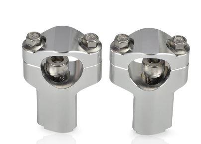 28.6mm Handlebar Clamp 52mm Risers Bar Mount In Silver for KTM Gas Gas BETA Husqvarna thumbnail 2