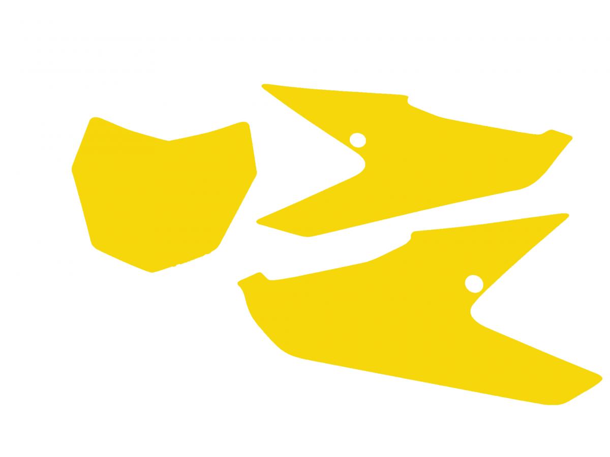 FANTIC XX 2021-2024 PRE CUTS, BLACKBIRD 3F00/40 YELLOW, NUMBER BOARD BACKGROUNDS image 1