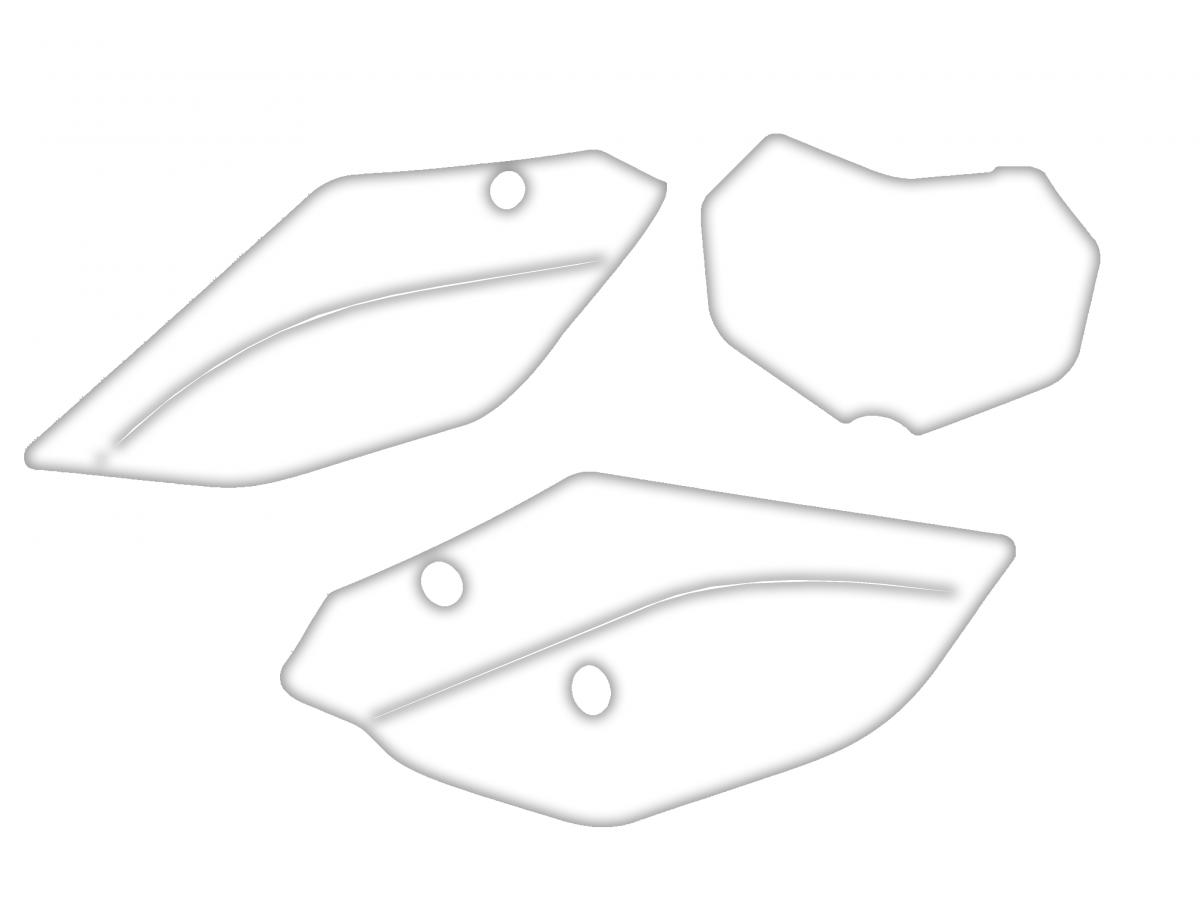 TM 2-STROKE ENDURO 22-25 PRE CUTS, BLACKBIRD 3821/10 WHITE, NUMBER BOARD BACKGROUNDS image 1