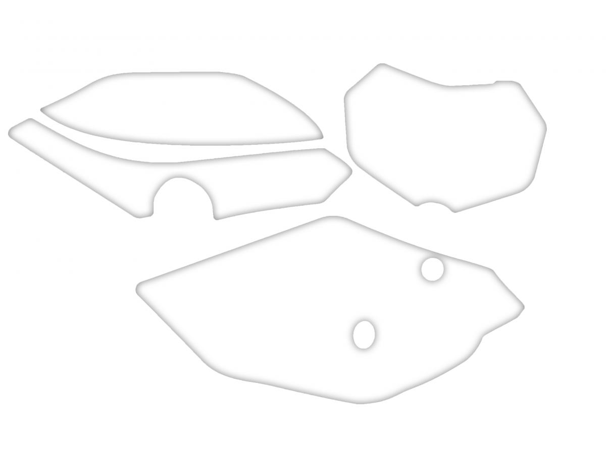 TM 4-STROKE 450-530 ENDURO 2022-25 PRE CUTS, BLACKBIRD 3820/10 WHITE, NUMBER BOARD BACKGROUNDS image 1