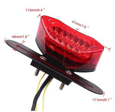 LED TAIL LIGHT AND BRACKET UNIVERSAL HARLEY CAFE RACER thumbnail 2
