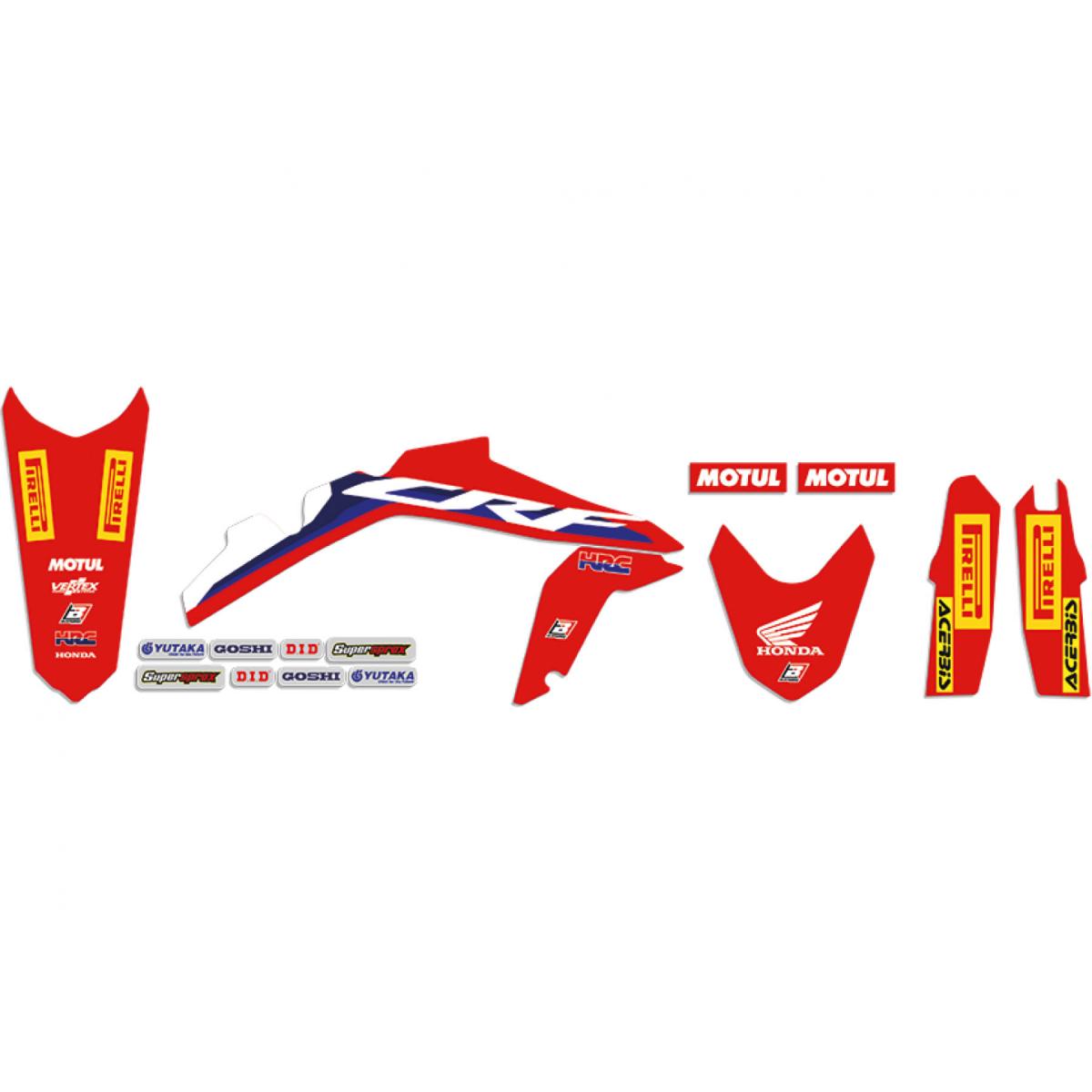CRF250R/450R HONDA HRC, BLACKBIRD 2148R21 DECAL KIT image 1