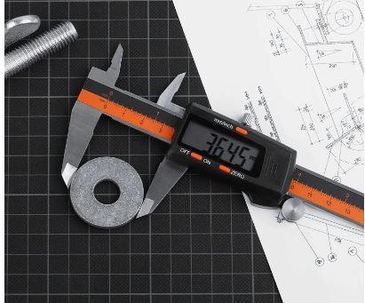 DIGITAL VERNIER CALIPER WITH LCD DISPLAY WITH INCH MM FRACTION CONVERSION 0.0005 ACCURACY thumbnail 3