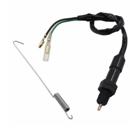 SWITCH REAR BRAKE STOP LIGHT & SPRING M12 X 1.5mm KIT UNIVERSAL image 1