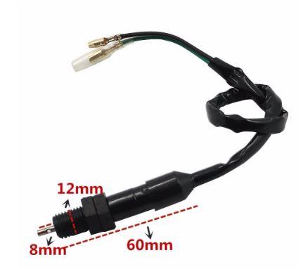 SWITCH REAR BRAKE STOP LIGHT & SPRING M12 X 1.5mm KIT UNIVERSAL thumbnail 2