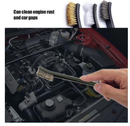 7 PCS DETAILING CLEANING WIRE BRUSH & NYLON PICK KIT thumbnail 2