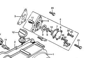 OIL INJECTION PUMP ASSY WITH GASKET Z50 CT70 C70 thumbnail 2