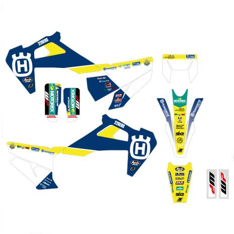 19-22 FC/TC REPLICA HUSQVARNA TROPHY, BLACKBIRD 8615R5 FULL KIT image 1