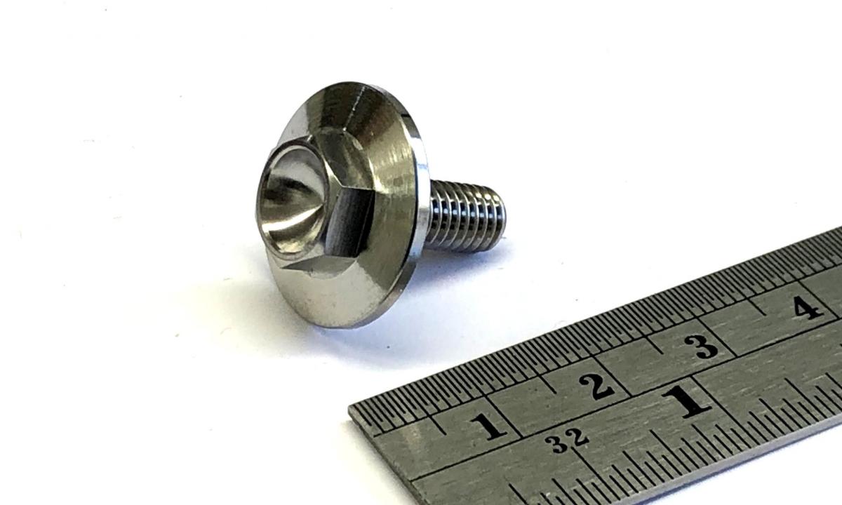 GR5 REAR BRAKE BOLT KX500, 92001-1034 M6x1.00mm, FACTROY IMAGE RACING thumbnail 3