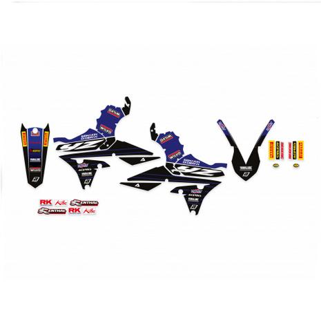 14-18 YZF250/450 FACTORY YAM, BLACKBIRD 8243R10DECAL KIT image 1