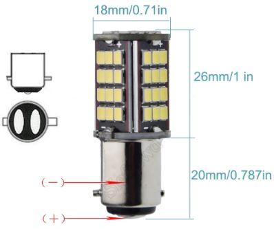 BULB LED 6V 15/15W HEADLIGHT Sold Each thumbnail 3