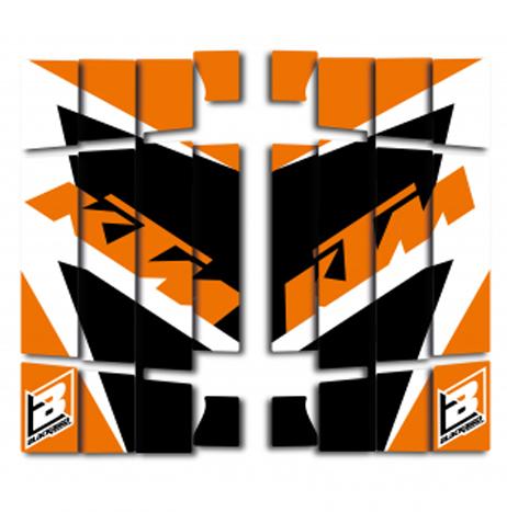 19-22 KTM SX/SX-F RAD LOUVER DECAL, BLACKBIRD A503N image 1