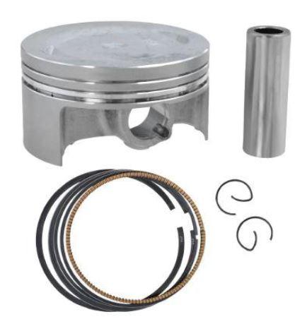 PISTON KIT 75.00 YBR250 XG250 YFM25R XT250 YS250, OVER SIZE 1.00 image 1