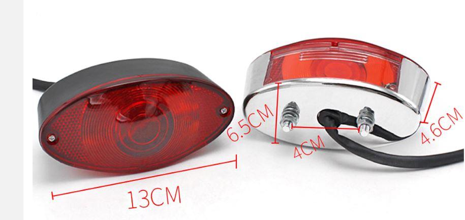 Tail Light 12V Case Black Universal thumbnail 4
