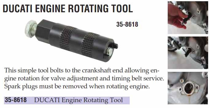 ENGINE ROTATING TOOL, DUCATI 35-8618, TOOLS thumbnail 3
