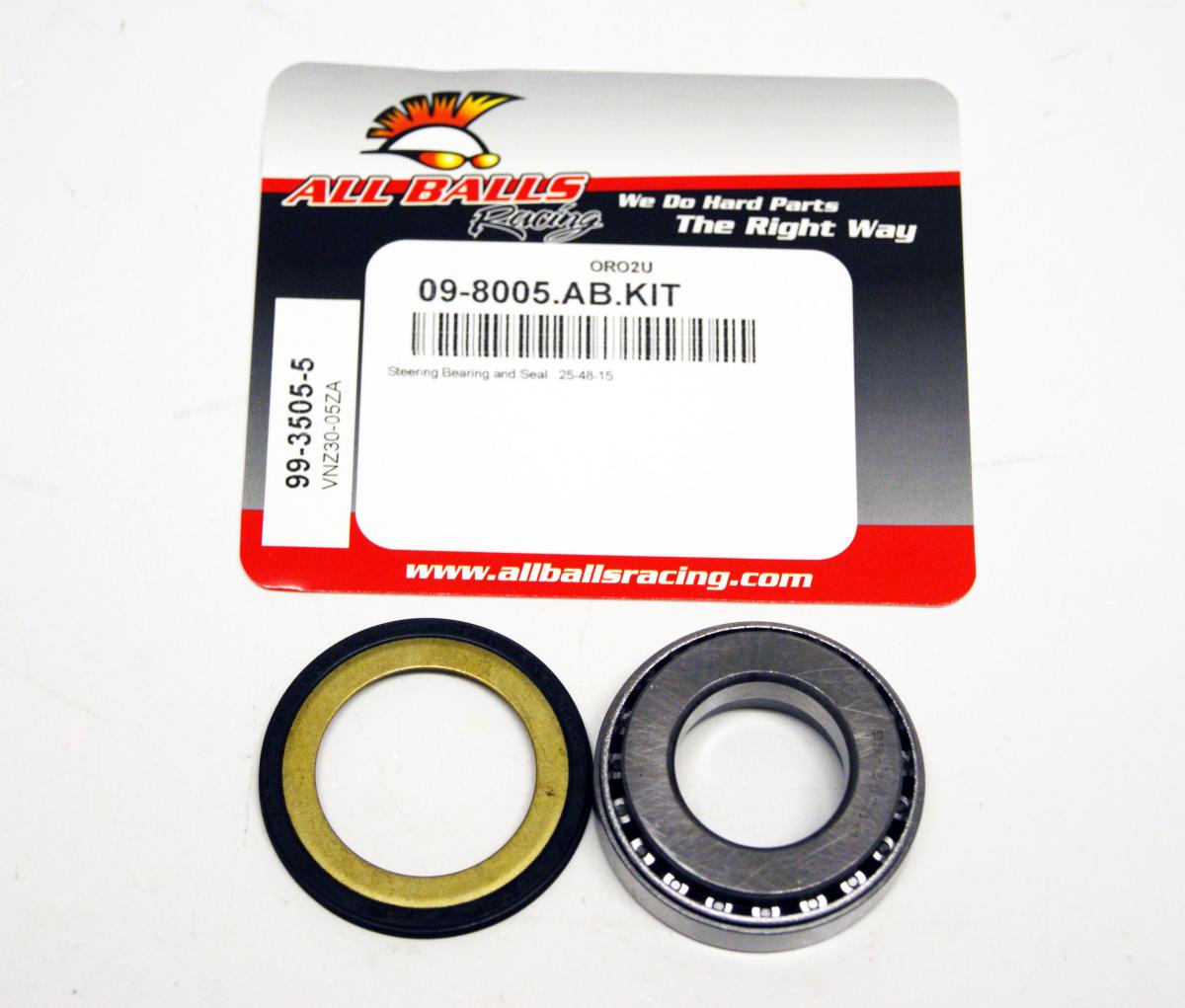 BEARING TAPER & SEAL KIT, ALLBALLS 99-3505-5, 25x48x15 thumbnail 2
