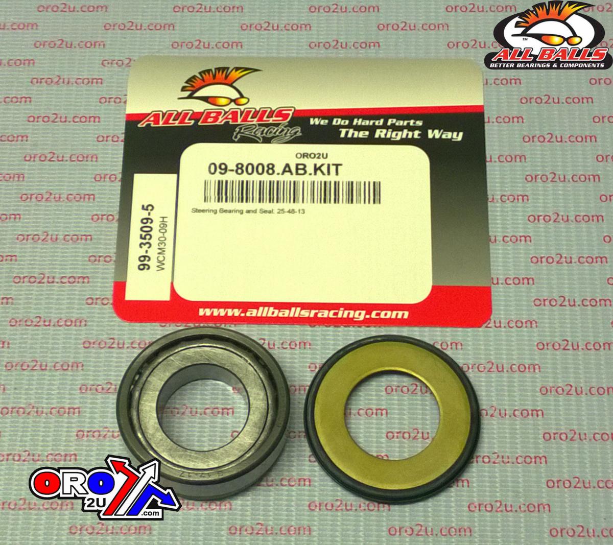 BEARING TAPER & SEAL KIT, ALLBALLS 99-3509-5, 25x48x13 thumbnail 5
