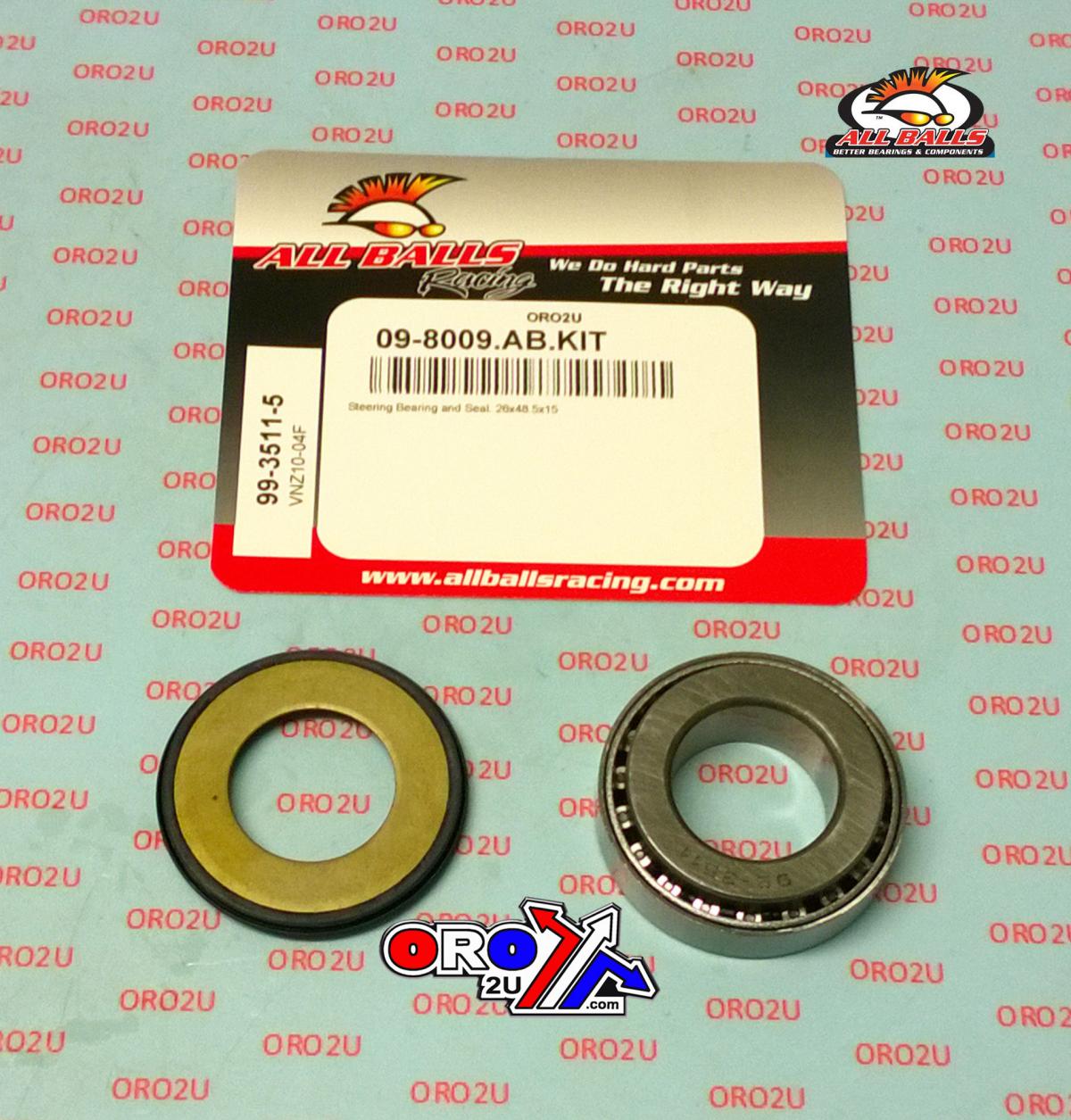 BEARING TAPER & SEAL KIT, ALLBALLS 99-3511-5, 26x48.5x15 thumbnail 2