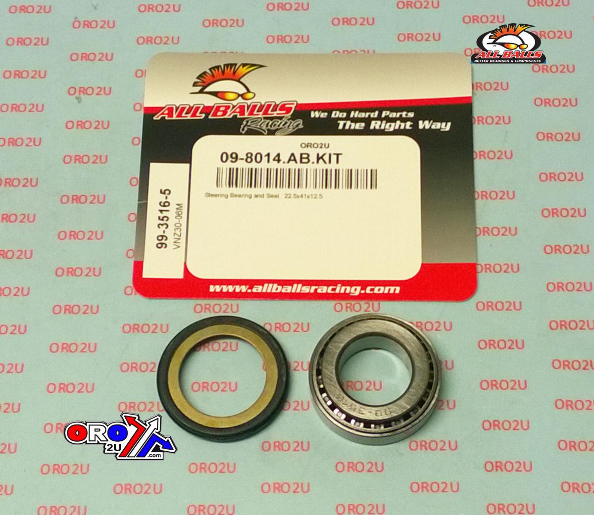 BEARING TAPER & SEAL KIT, ALLBALLS 99-3516-5, STEERING, 22.5x41x12.5 thumbnail 2
