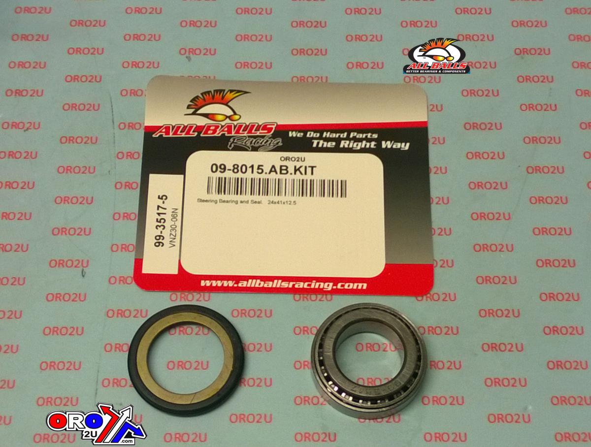 BEARING TAPER & SEAL KIT, ALLBALLS 99-3517-5, STEERING, 24x41x12.5 OPEN thumbnail 3