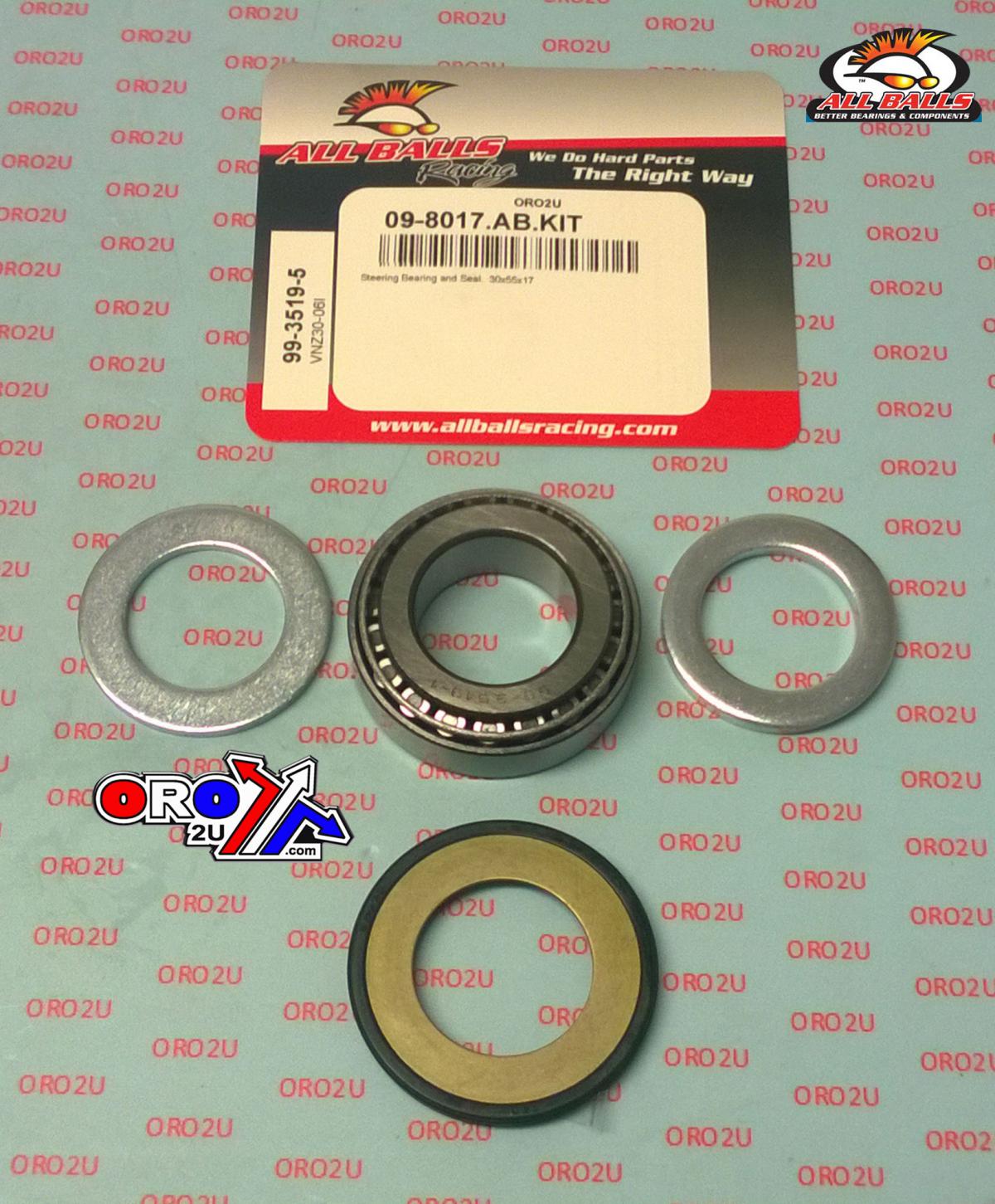 BEARING TAPER & SEAL KIT, ALLBALLS 99-3519-5, 30x55x17 thumbnail 2