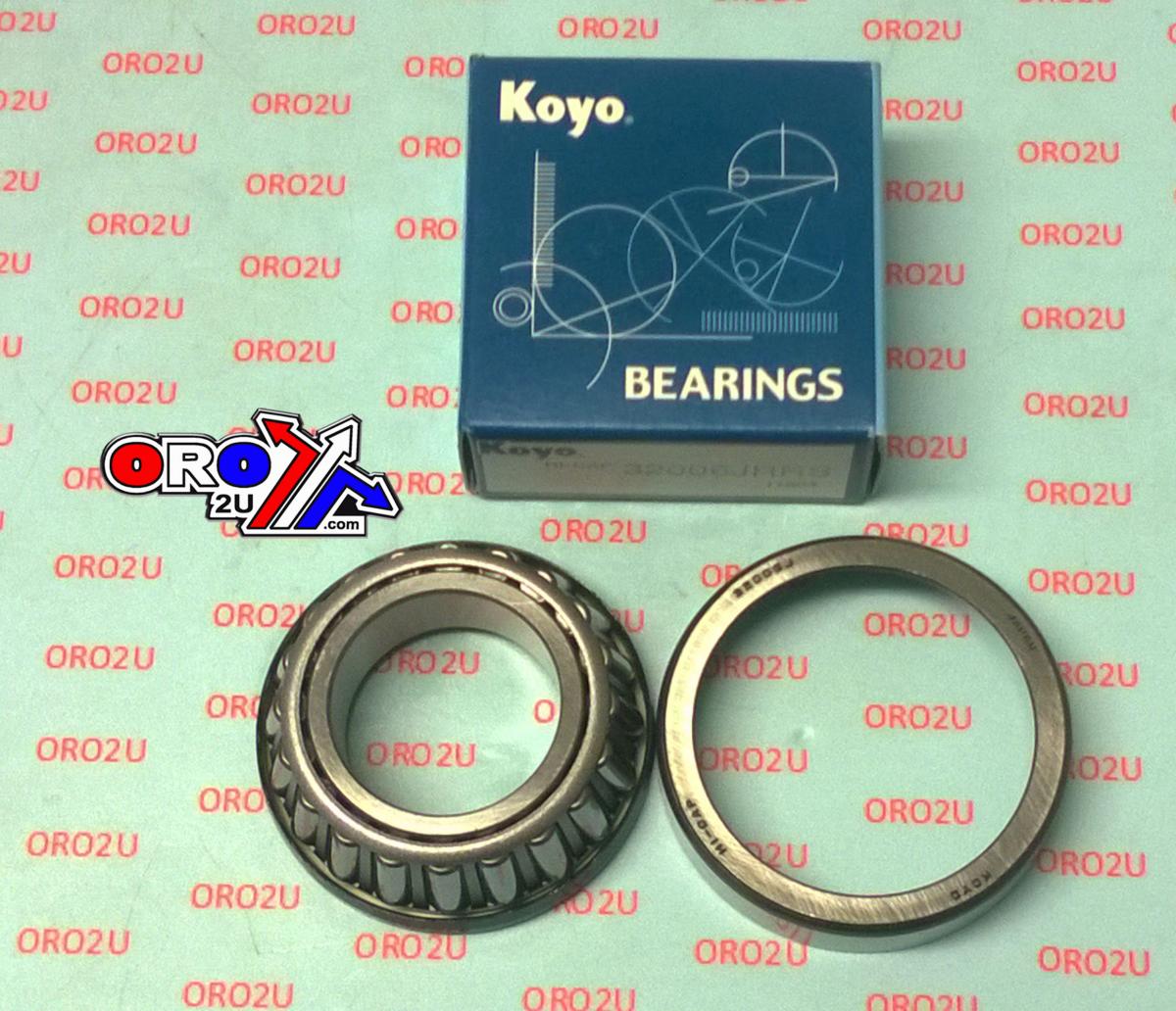 BEARING TAPER 30x55x17 RS SEAL, BEA129, 93332-00008-00 KOYO thumbnail 2